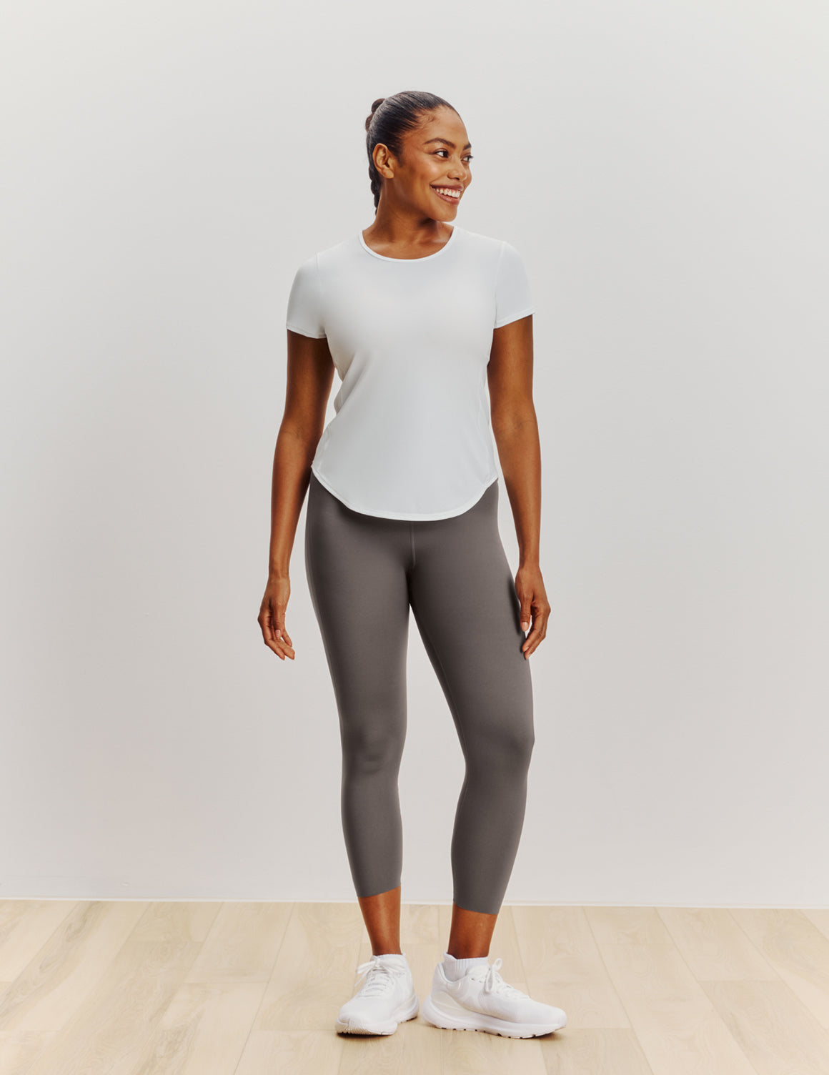 Cassaerea is a 34G and wears a Knix size M | White