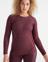 Destiny is a 34D and wears a Knix size M | Dark Cherry