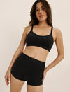 Julie has 33.5” hips, and wearing KNIX S | Black