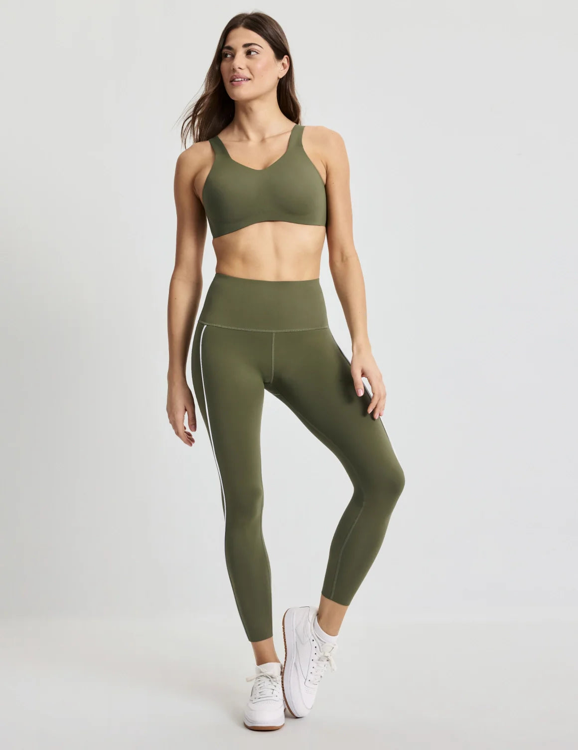 Sofia has 36.5” hips and wears a size S | Olive