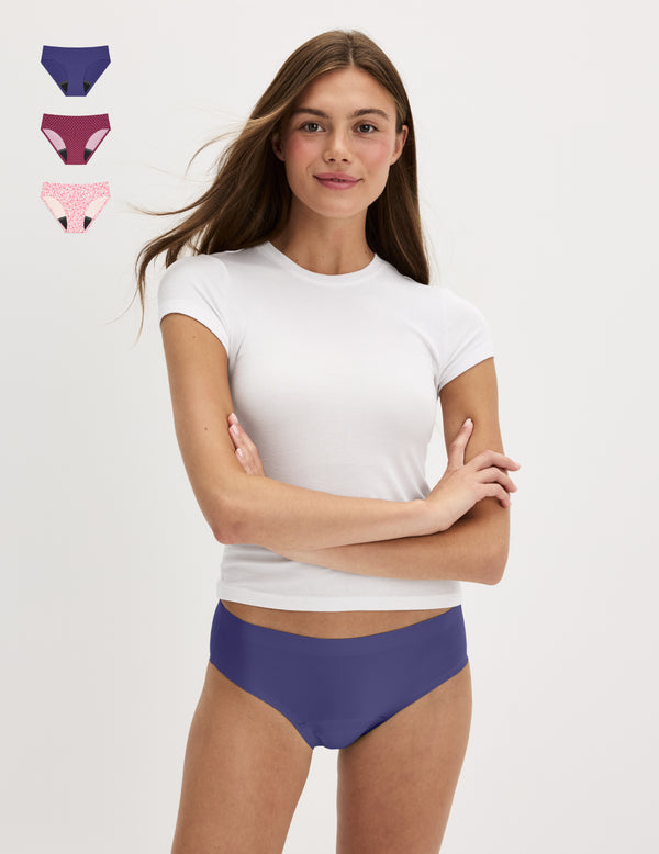 | Candy Heart/Pink Bows/Deep Blue