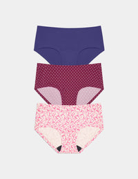 | Candy Heart/Pink Bows/Deep Blue
