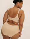 Leslie is a 38D and wearing KNIX XL+ | Warm Sand