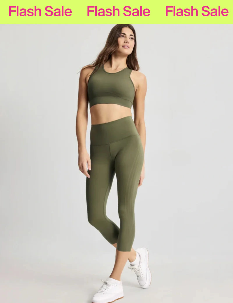 Sofia has 36.5” hips and wears a size S  | Olive