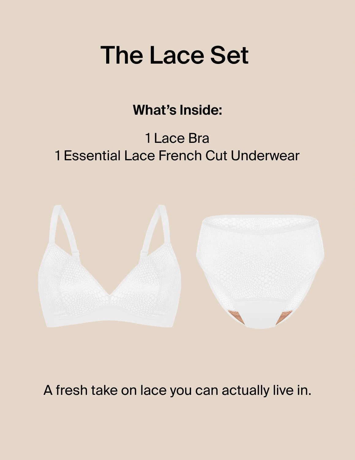 Essential Gossamer Lace Set