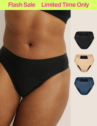 Ultra Leakproof Zones+® Bikini 3-Pack