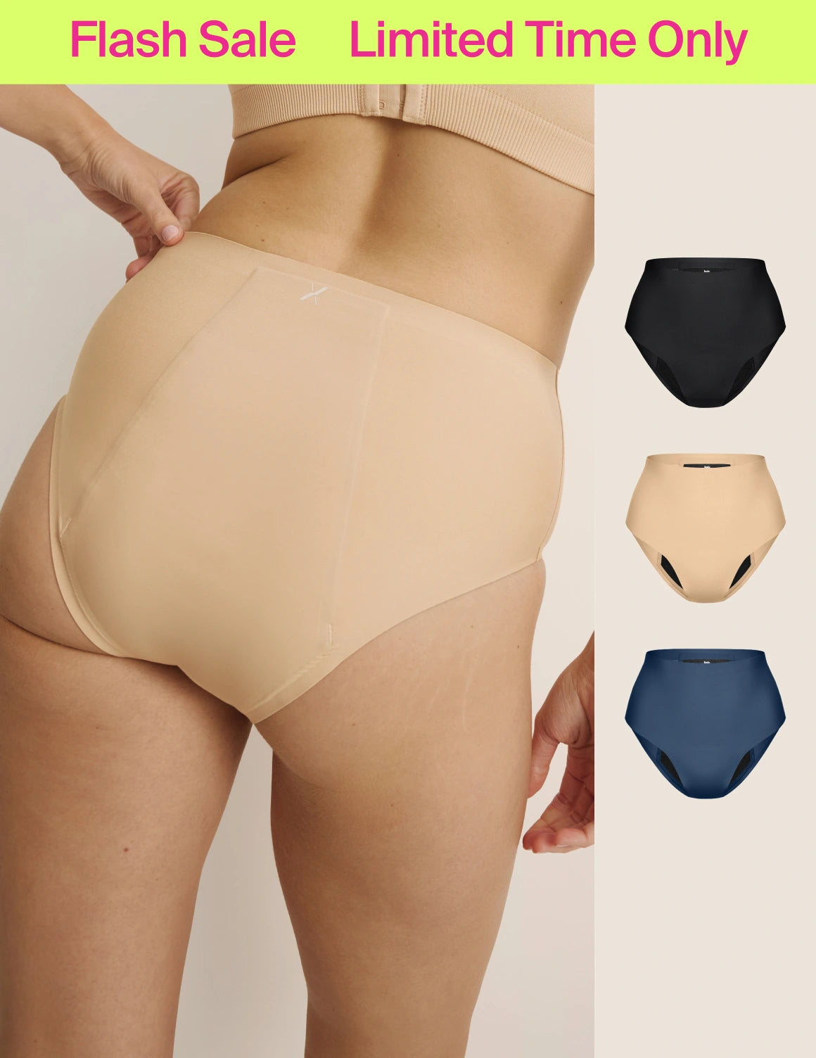 Ultra Leakproof Zones+® High Rise 3-Pack