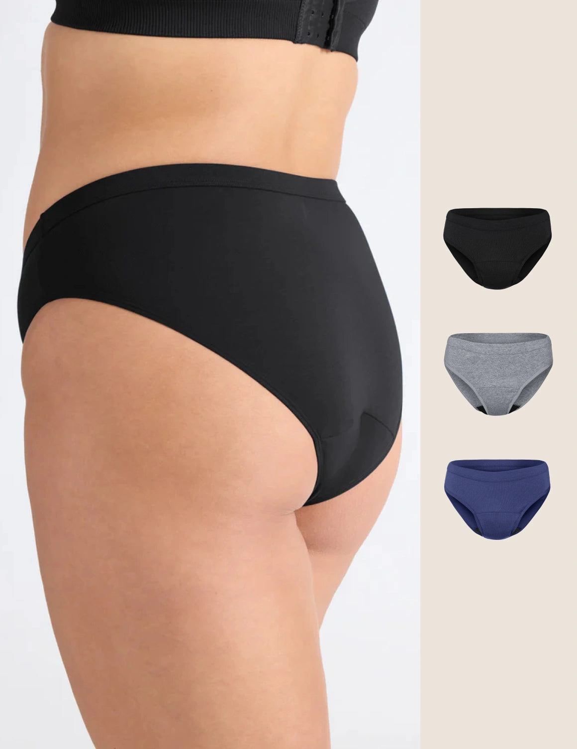 Leakproof Cotton Bikini 3-Pack