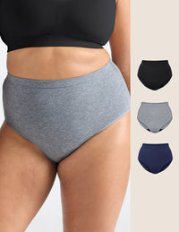 Leakproof Cotton High Rise 3-Pack