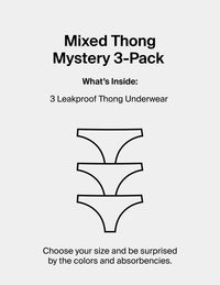 Mixed Thong Mystery 3-Pack