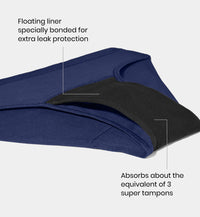 Teen Leakproof Cotton Bikini  | Black