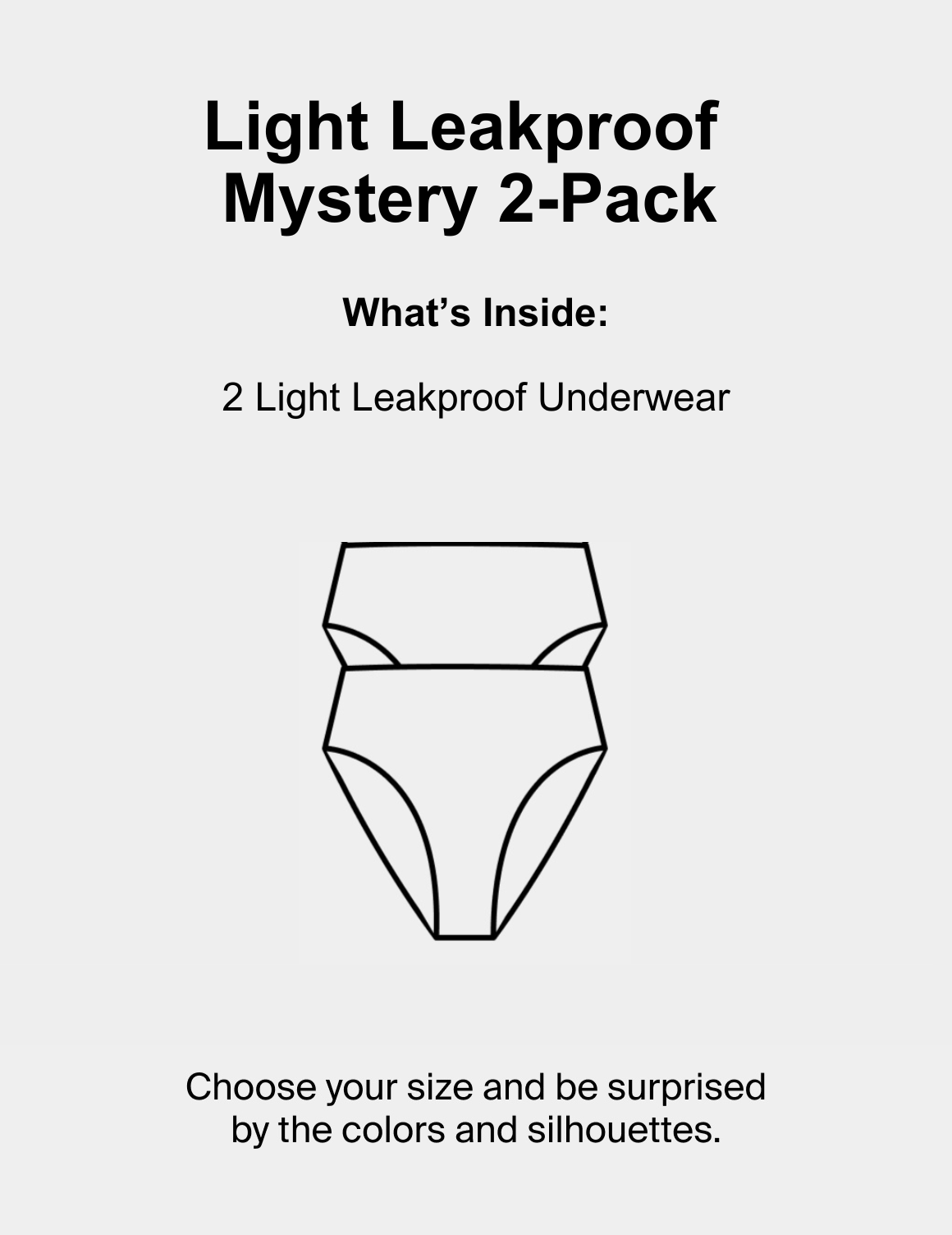 Light Leakproof Mystery 2-Pack