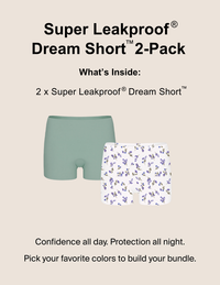 Super Leakproof® Dream Short™ 2-Pack