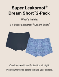 Super Leakproof® Dream Short™ 2-Pack