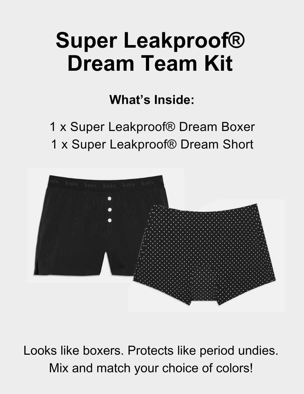 Super Leakproof® Dream Team Kit