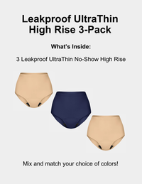 Leakproof UltraThin High Rise 3-Pack