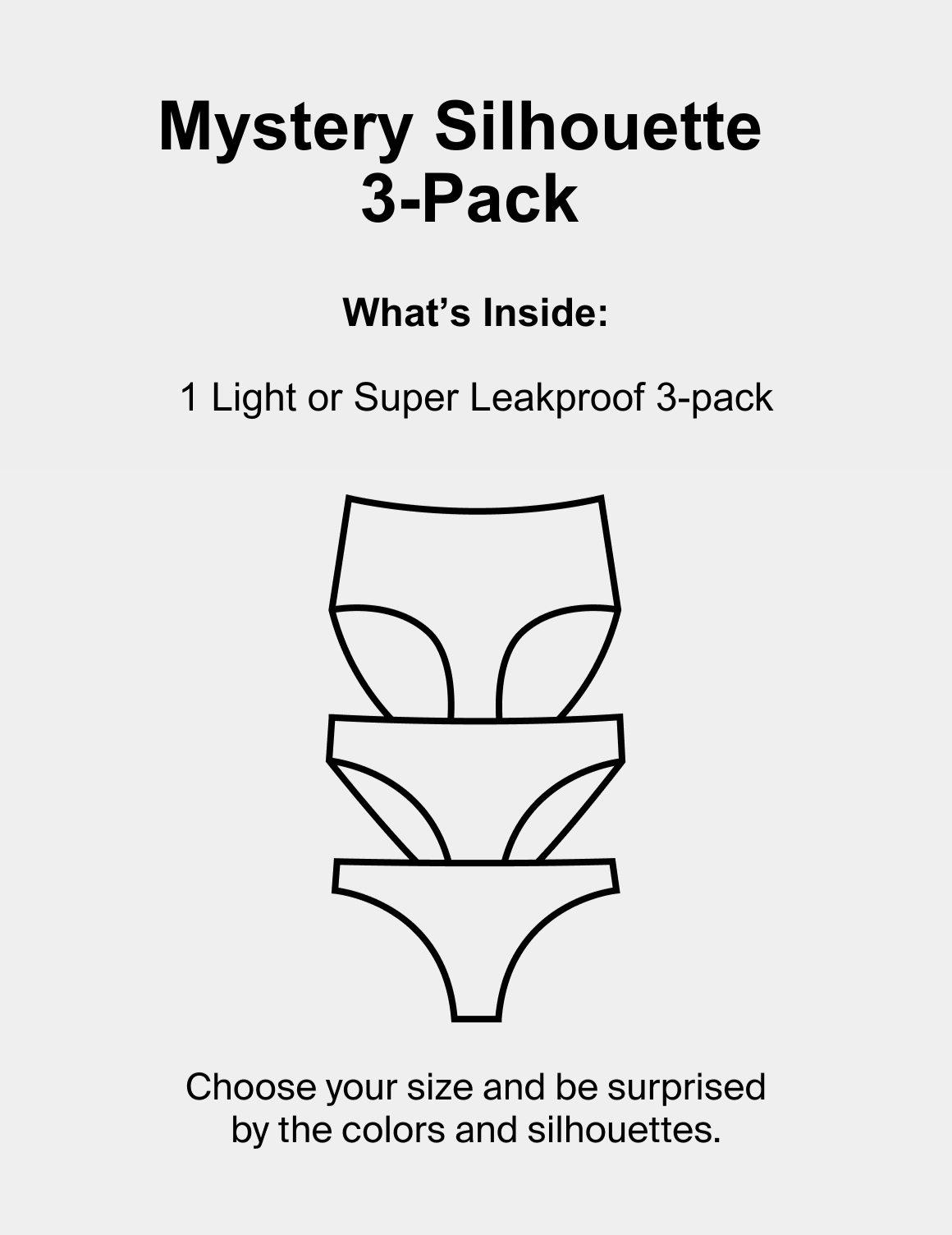Mystery Silhouette 3-Pack