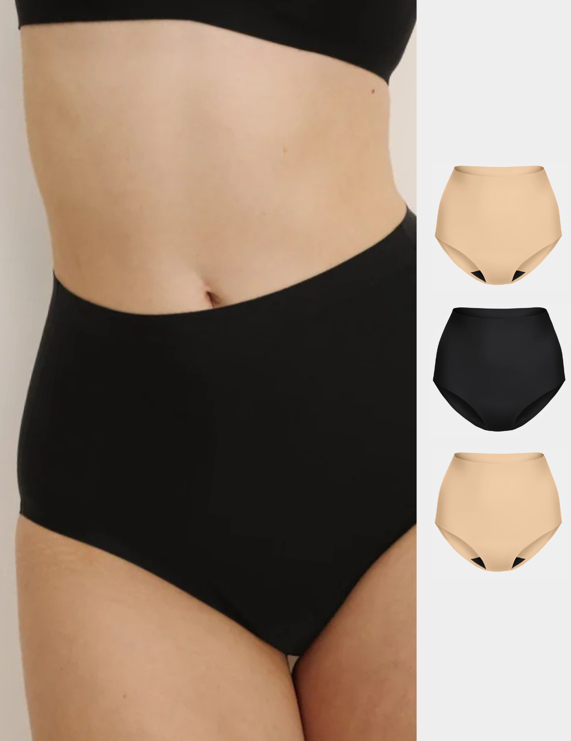 Light Leakproof High Rise 3-Pack