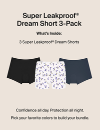 Super Leakproof® Dream Short 3-Pack