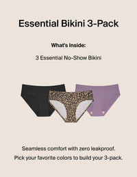 Essential No-Show Bikini 3-Pack