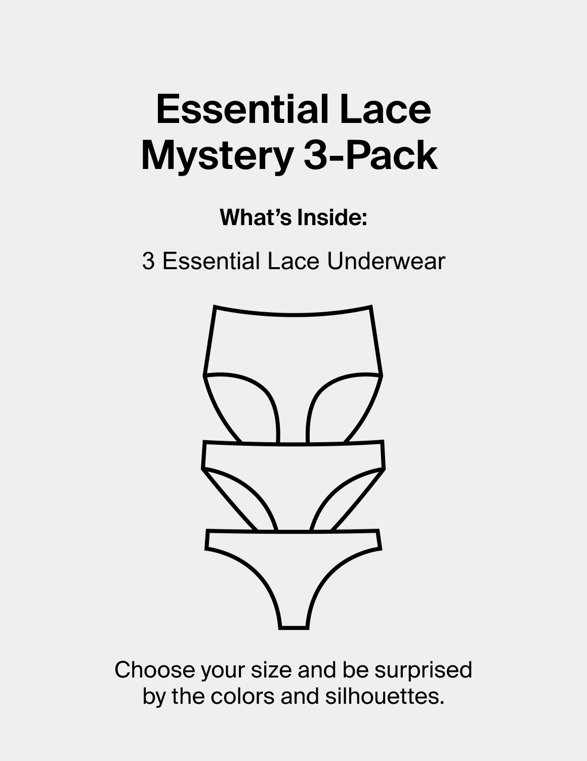 Essential Lace Mystery 3-Pack