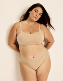 Clementine has 51” hips, and wearing KNIX XXL | Warm Sand