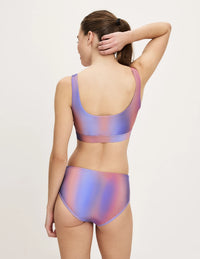 Back view of model wearing the Teen Period Swim Full-Coverage Bikini Bottom highlighting the coverage and fit