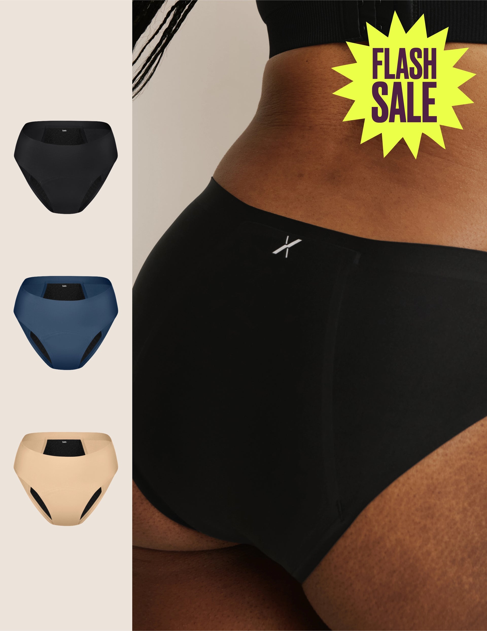 Ultra Leakproof Zones+® Bikini 3-Pack