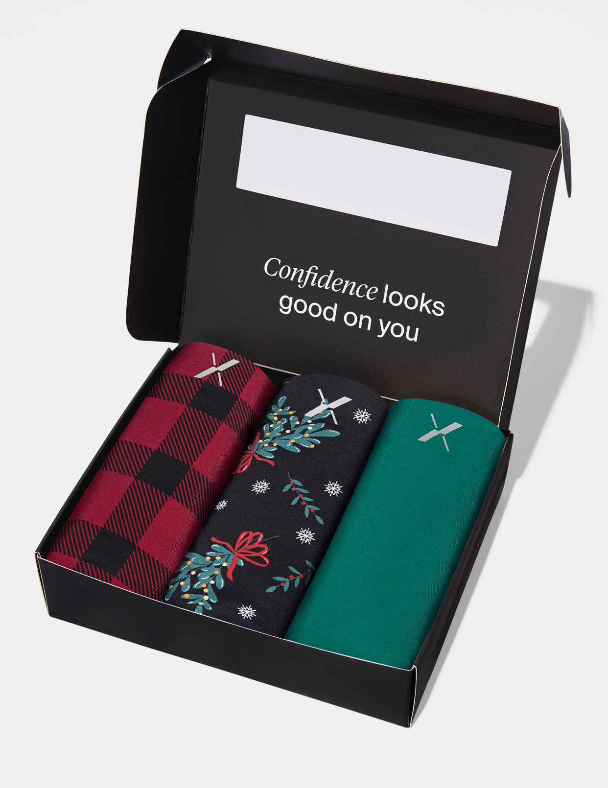 | Buffalo Plaid/Holiday Leaves/Jade