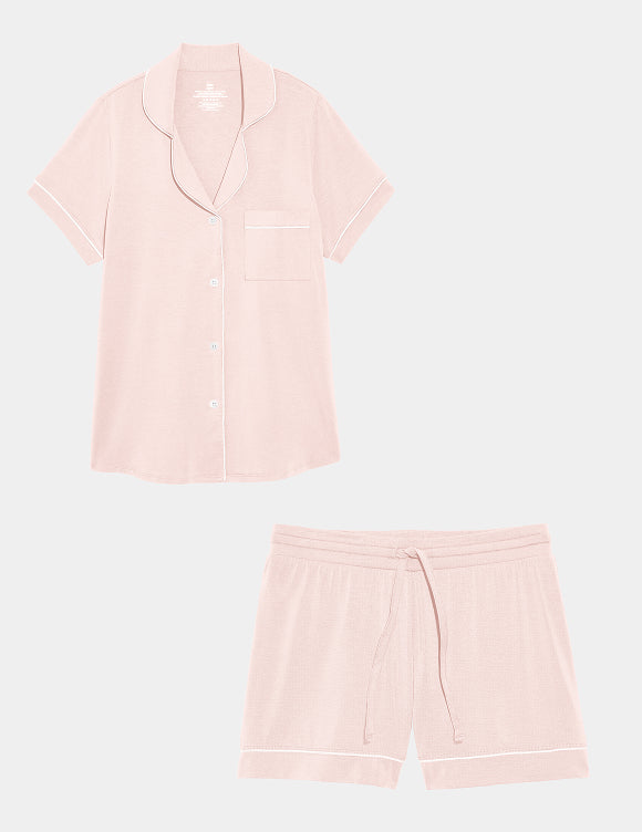 Modal Short Sleeve Sleep Set | Women's Pajama Set – Knix Canada