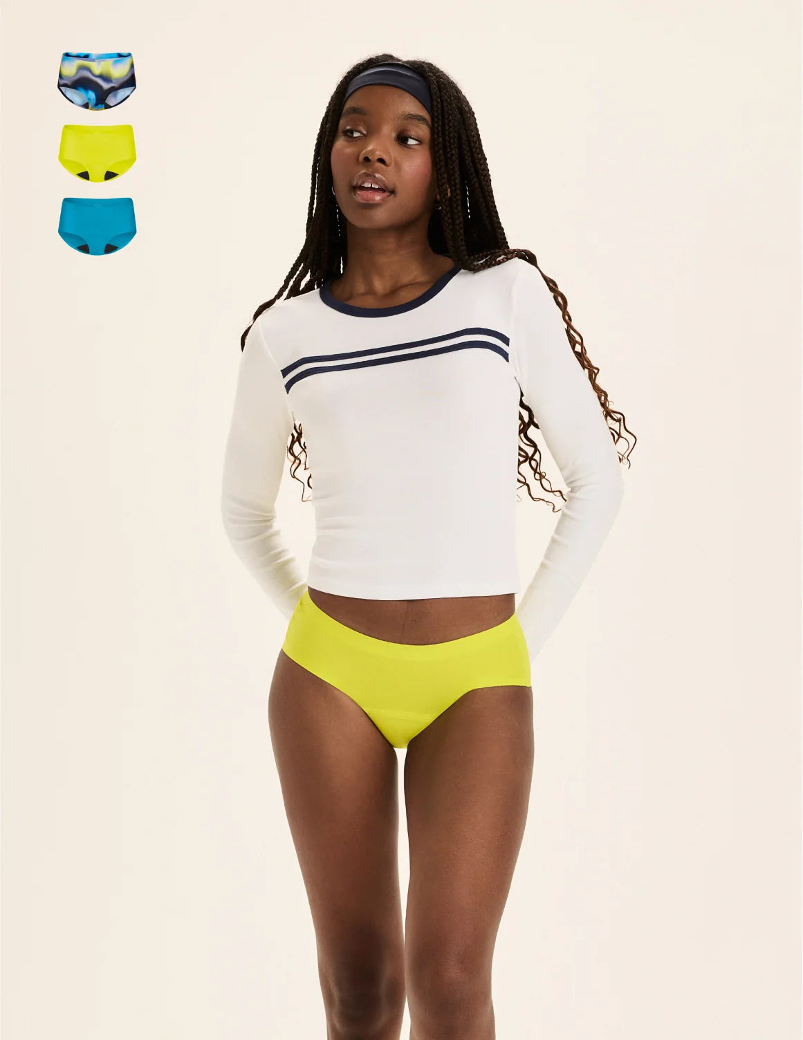 Teen Light Leakproof No-Show Boyshort 3-Pack  | Energize/Marina/Highlight
