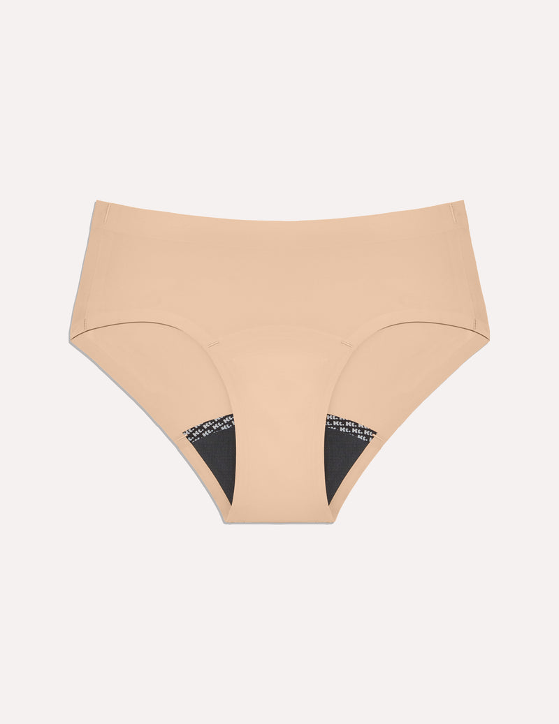 Teen Super Leakproof® No-Show Boyshort shown front-facing against a light gray background