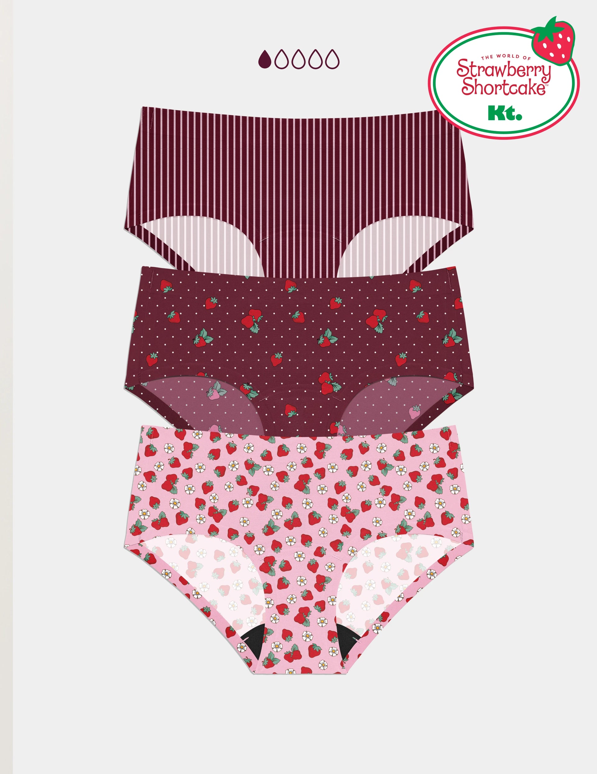 | Berry Blossom/Polka Dot Patch/Strawberry Petal