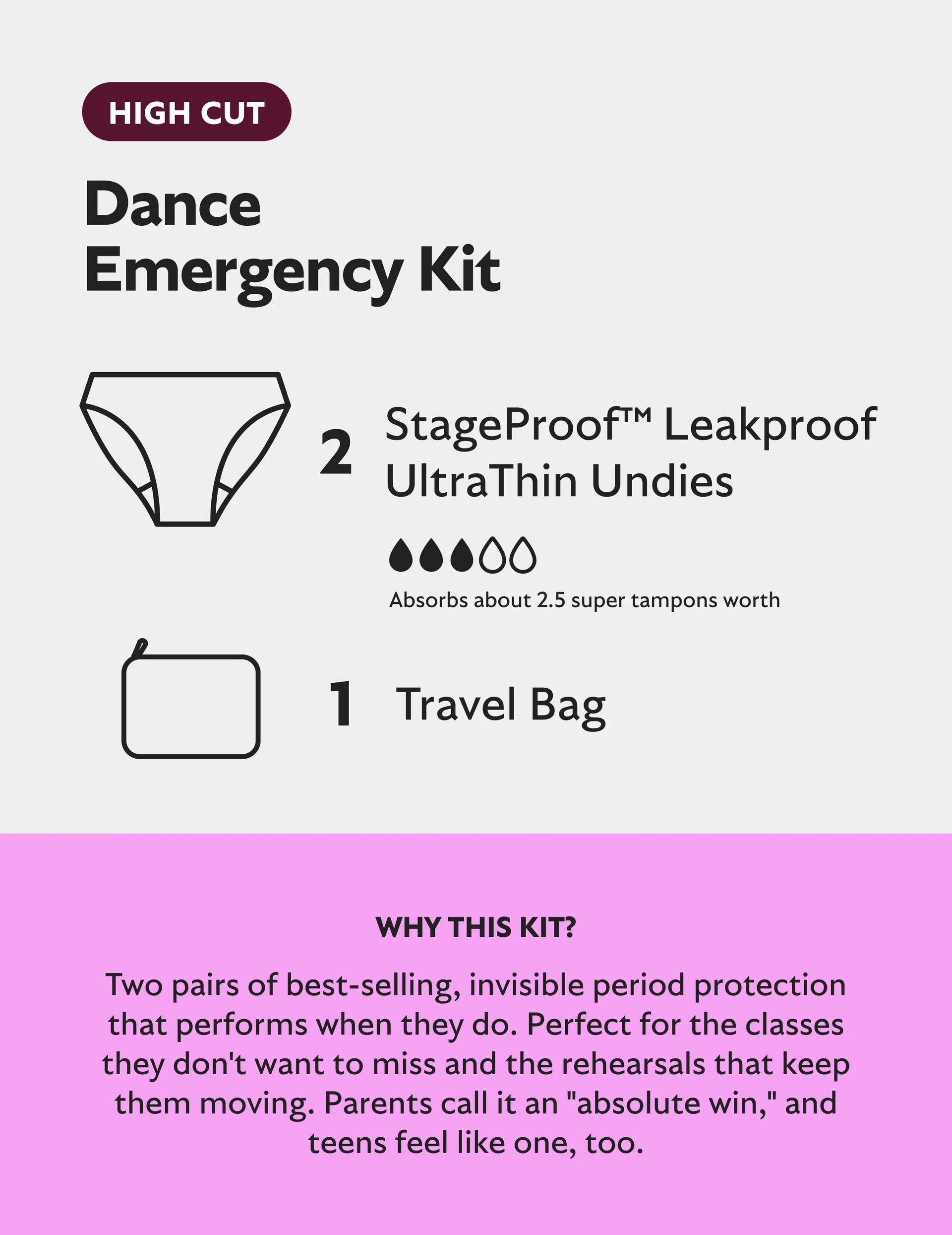 Teen Dance Emergency Kit
