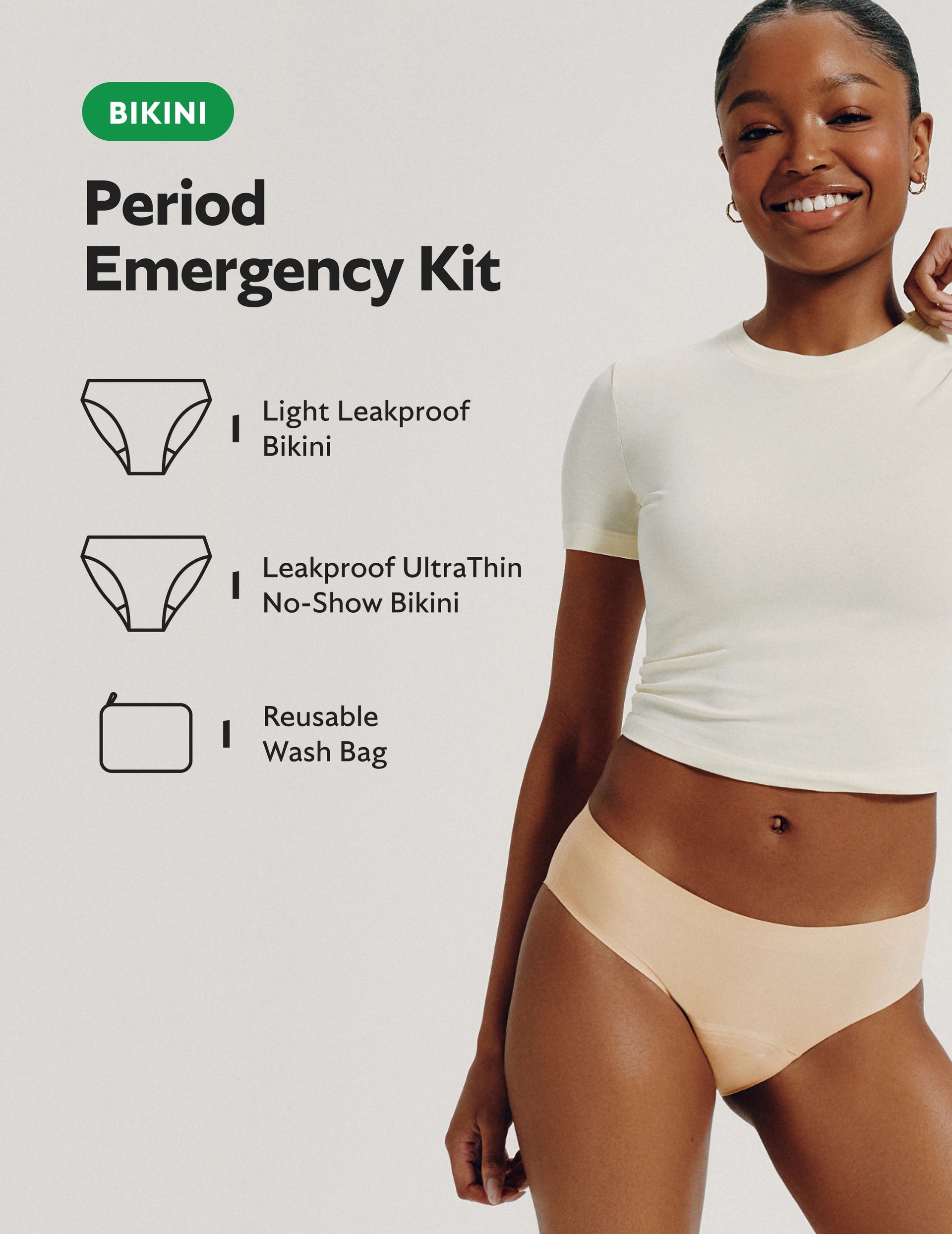 Teen Period Emergency Kit - Bikini