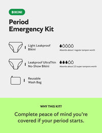 Teen Period Emergency Kit - Bikini
