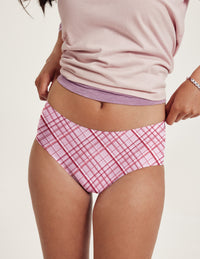 Front view of model wearing the Teen Super Leakproof® No-Show Boyshort highlighting the coverage and smooth fit