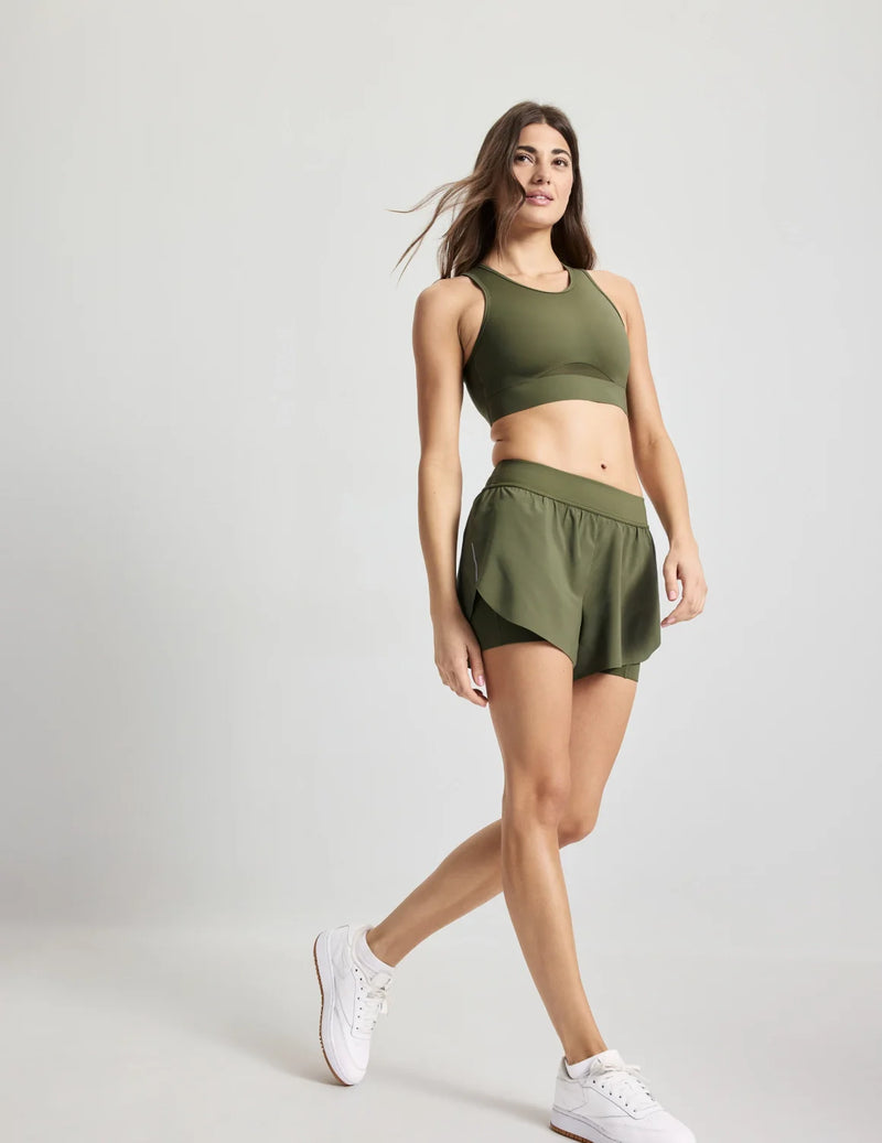 Sofia has 36.5” hips and wears a size S  | Olive
