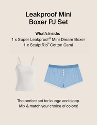 Leakproof Mini Boxer PJ Set