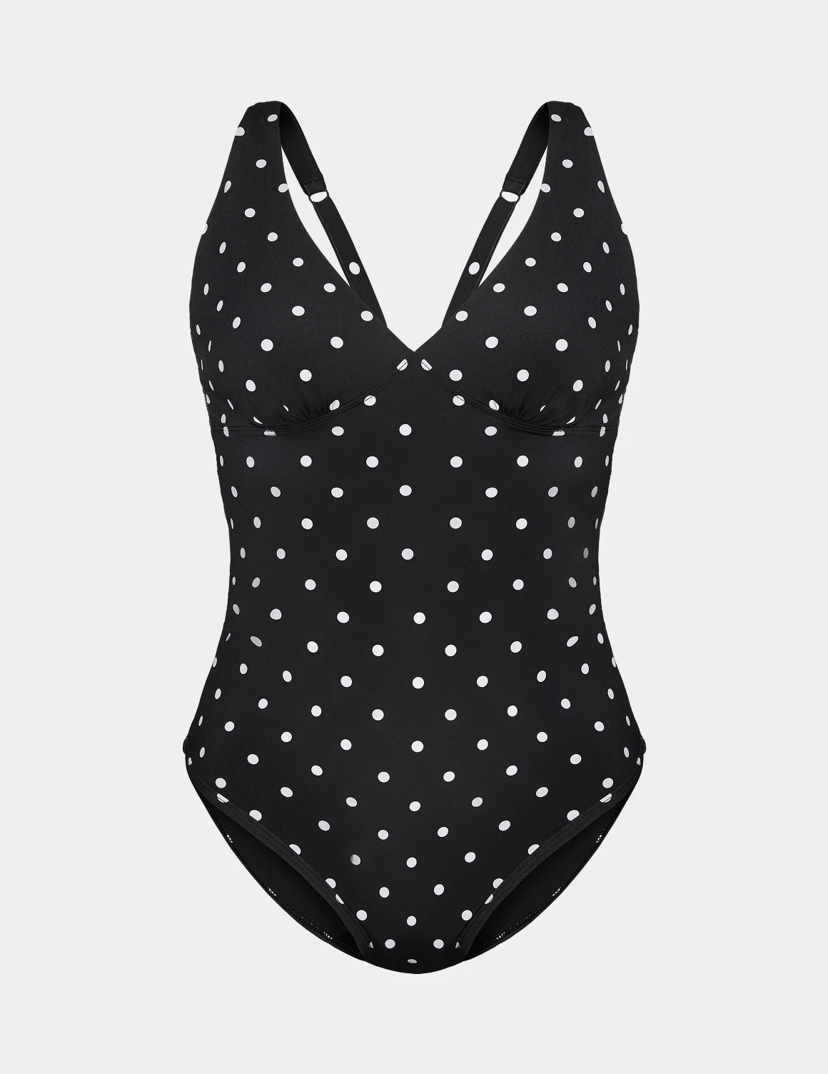 | Black with White Polka Dot