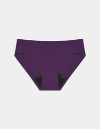 Leakproof UltraThin No-Show Bikini shown front-facing against a light gray background