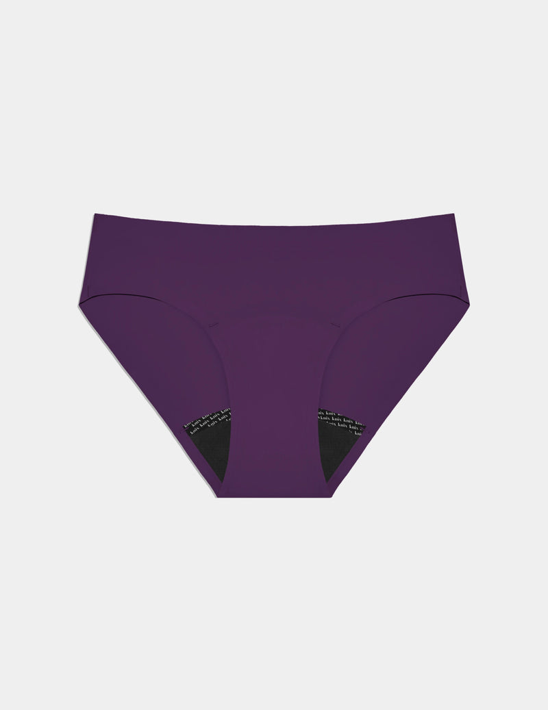 Leakproof UltraThin No-Show Bikini shown front-facing against a light gray background