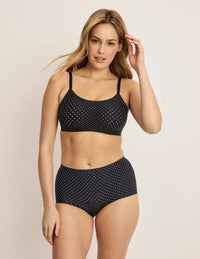 | Black with White Polka Dot