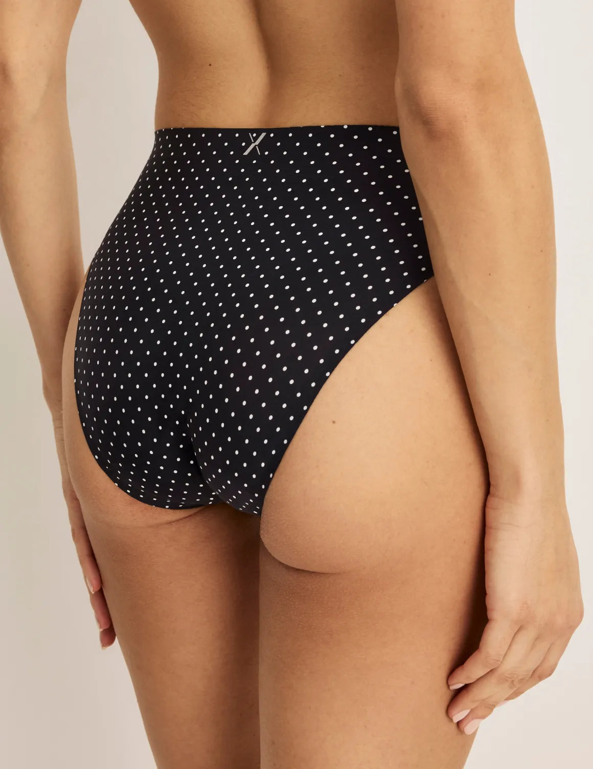 | Black with White Polka Dot