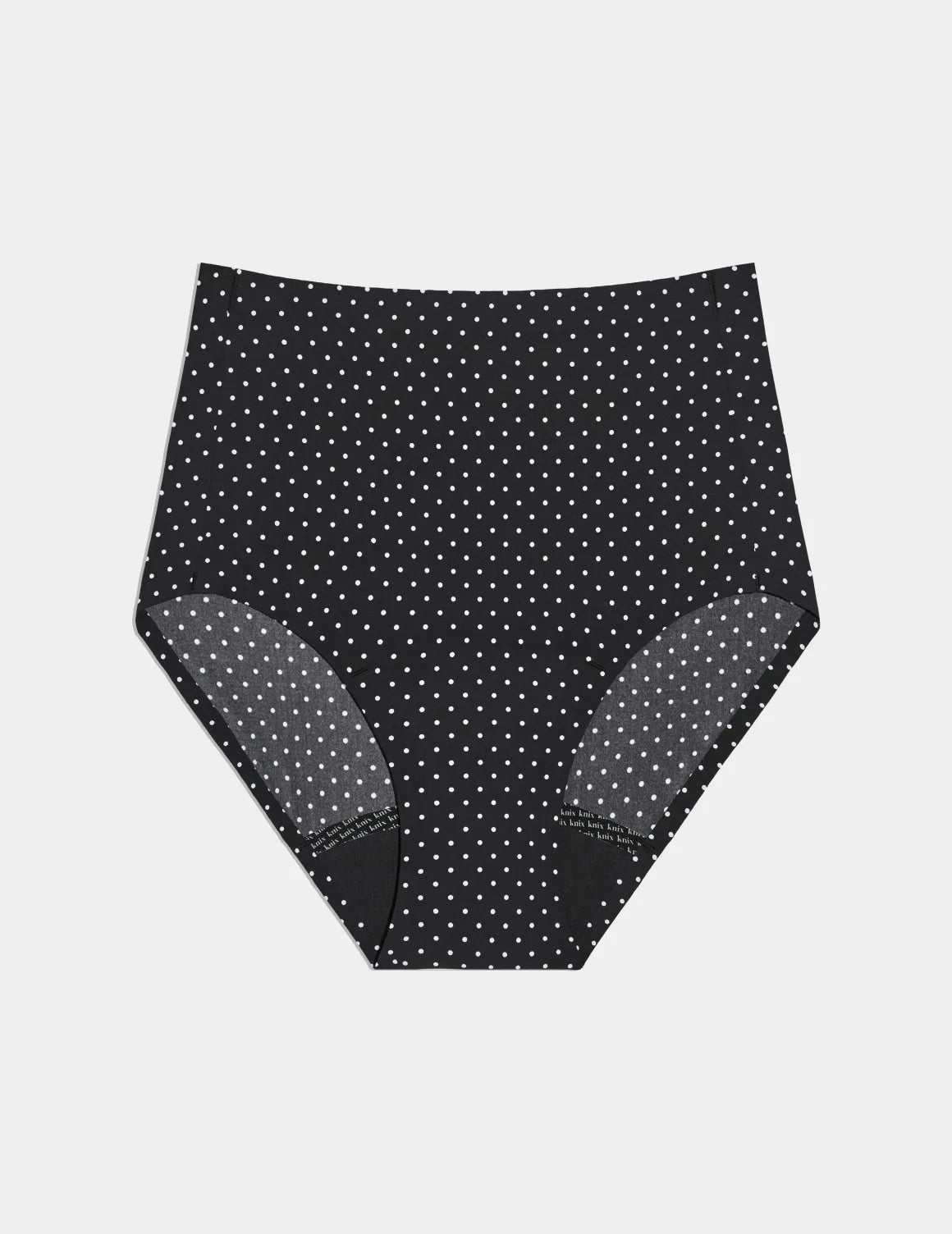| Black with White Polka Dot