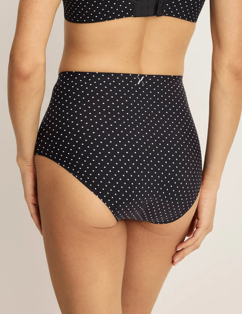 | Black with White Polka Dot