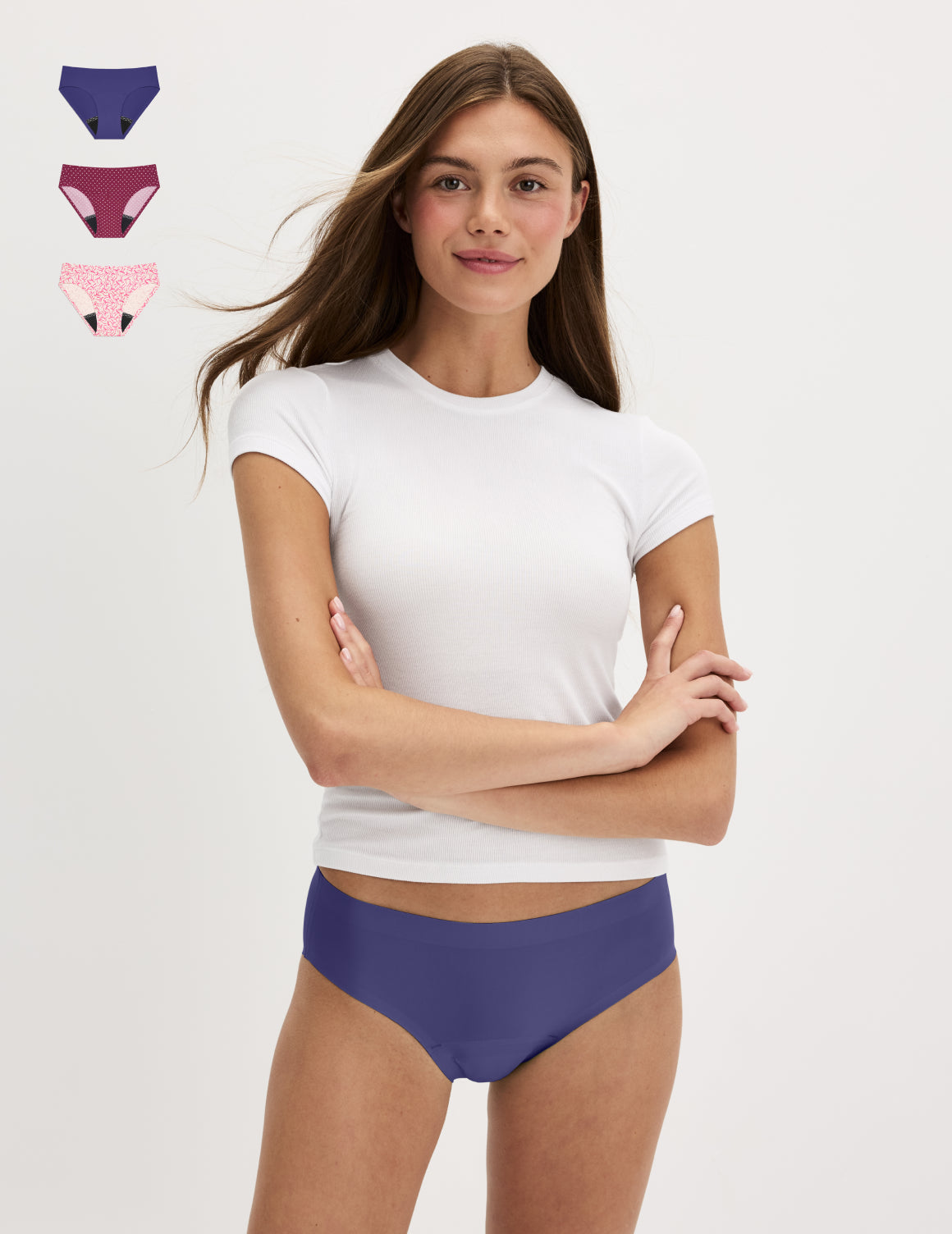 | Candy Heart/Pink Bows/Deep Blue