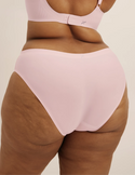Leslie has 49” hips and wearing KNIX XXL | Rose Water