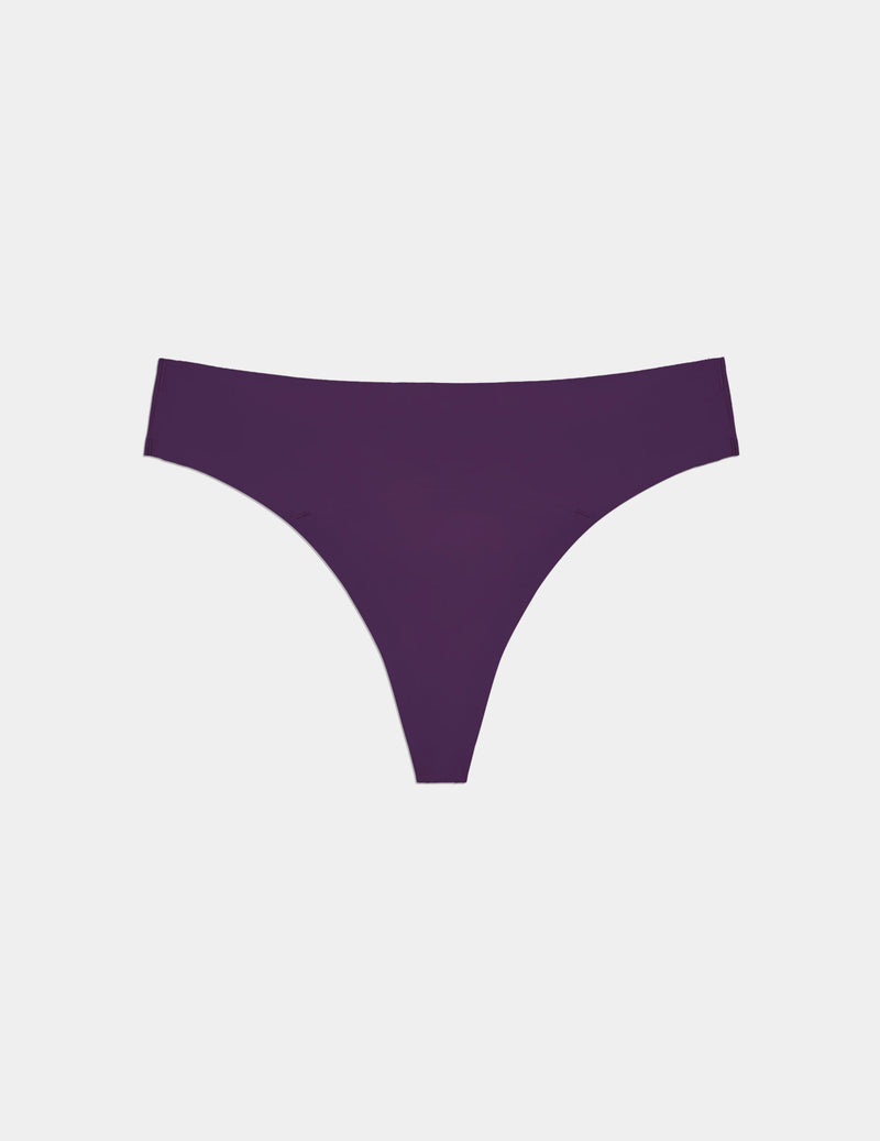 Light Leakproof UltraThin No-Show Thong shown front-facing against a light gray background