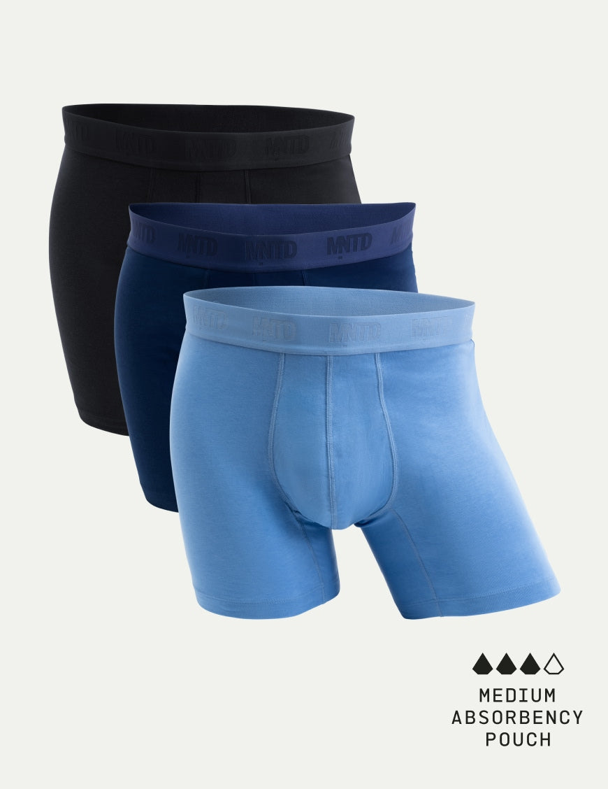 MNTD Men's Buffer Cotton Boxer Brief 3-Pack – Knix Canada